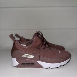 Nike Women's Sneakers - Mauve and White